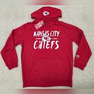 NWT Women's NFL team apparel Kansas City Chiefs Red Hoodie, size XL